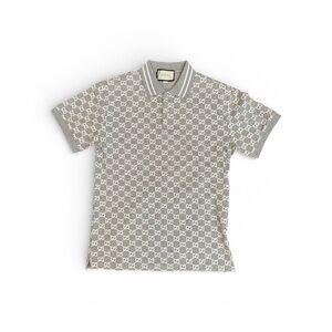 Gray Monogram Polo Shirt